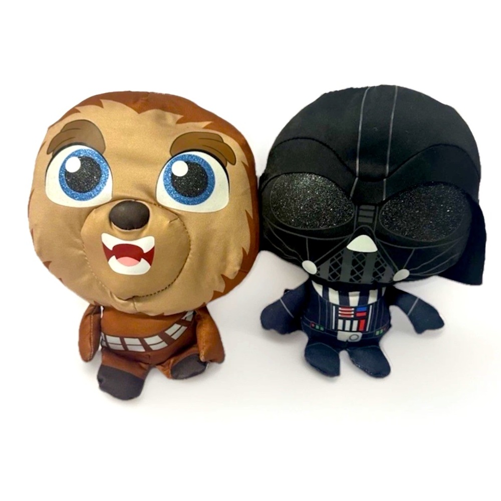 Star Wars Doorables 10" Puffables Plush Duo set CHEWBACCA & DARTH VADER
